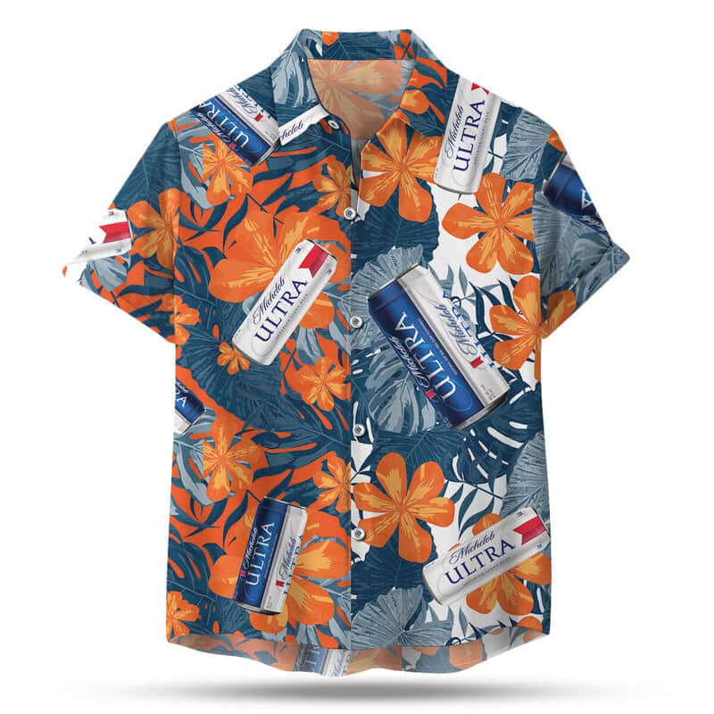 Michelob Ultra Beer Hawaiian Shirt Beach Lovers Gift Michelob Ultra Beer Hawaiian Shirt Beach Lovers Gift