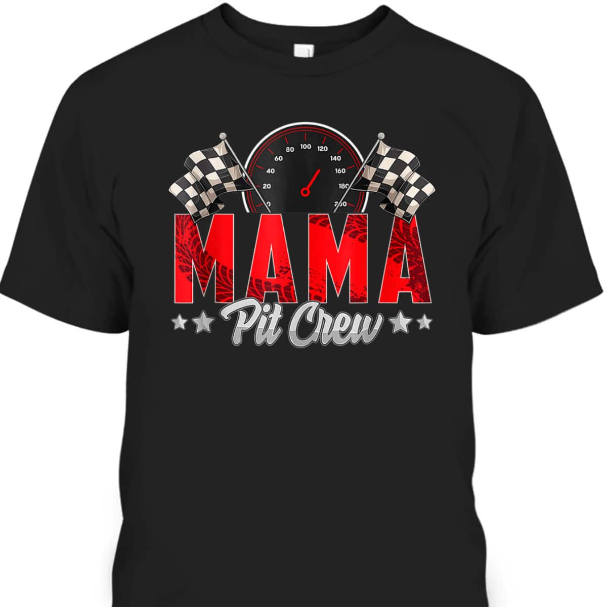 Race Car Birthday Party Racing Family Mama Pit Crew T-Shirt