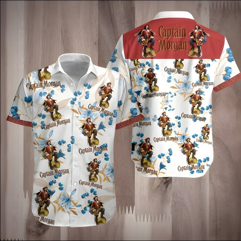Captain Morgan Rum Hawaiian Shirt Beach Gift For Friend Captain Morgan Rum Hawaiian Shirt Beach Gift For Friend
