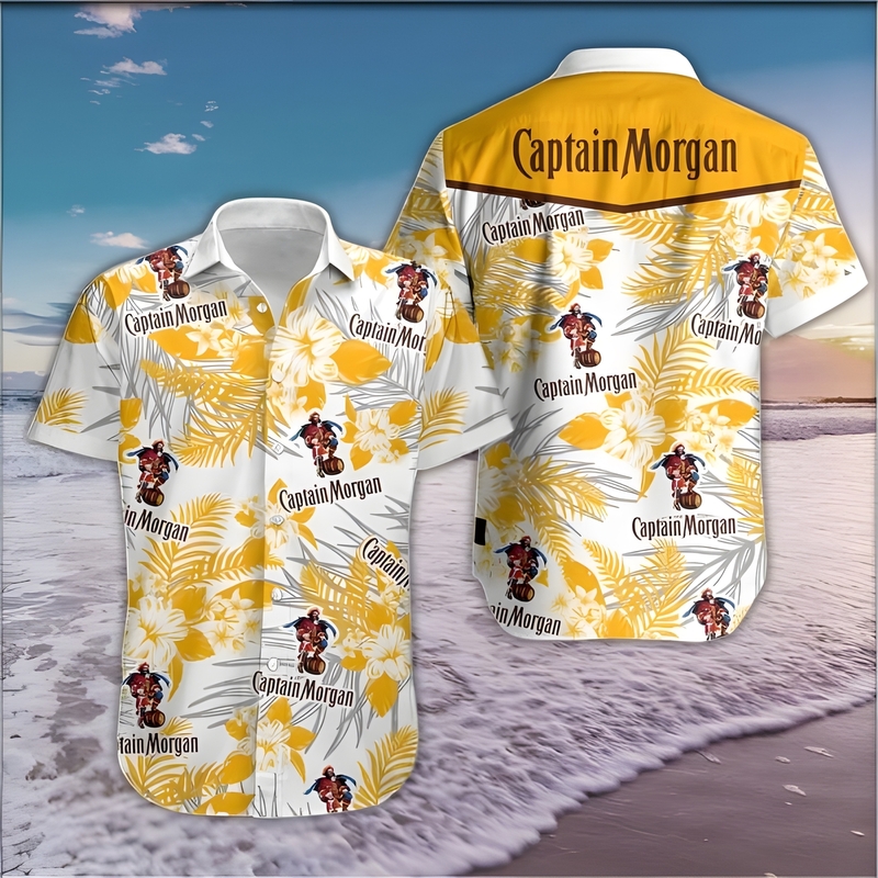 Captain Morgan Hawaiian Shirt Gift For Beach Vacation Captain Morgan Hawaiian Shirt Gift For Beach Vacation