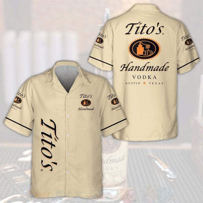 Basic Tito's Handmade Vodka Hawaiian Shirt Basic Tito's Handmade Vodka Hawaiian Shirt