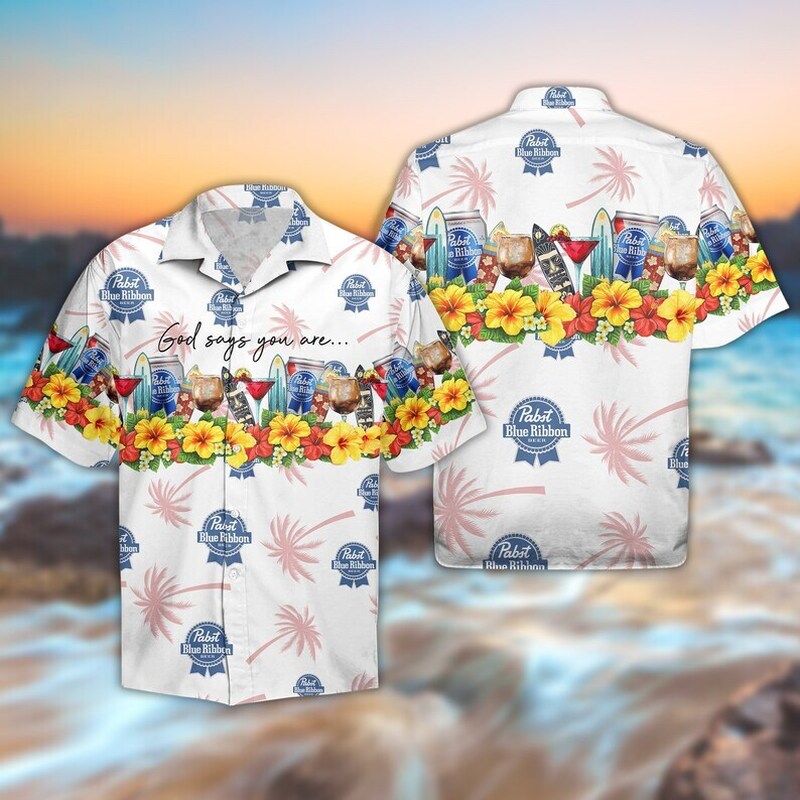 Pabst Blue Ribbon Hawaiian Shirt Trendy Summer Gift For Beach Lovers Pabst Blue Ribbon Hawaiian Shirt Trendy Summer Gift For Beach Lovers