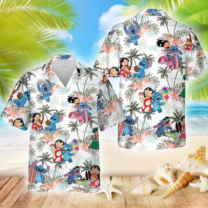 Disney Lilo And Stitch Hawaiian Shirt Cool Gift For Beach Vacation Disney Lilo And Stitch Hawaiian Shirt Cool Gift For Beach Vacation